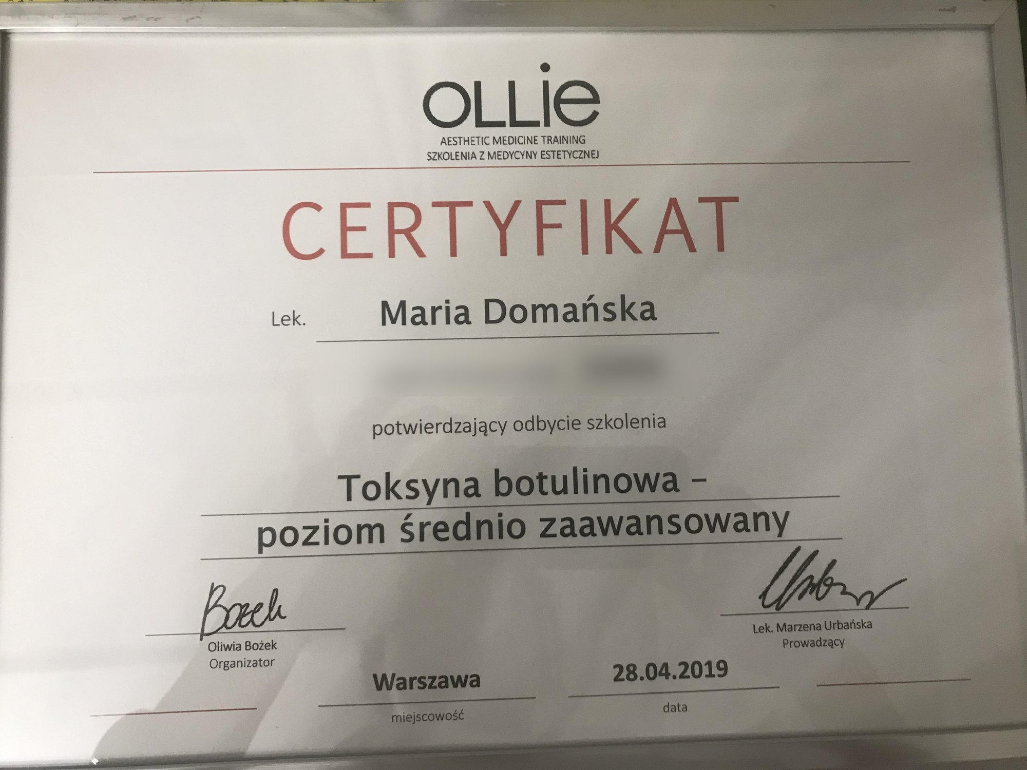 Toksyna botulinowa — średnio zaawansowany
